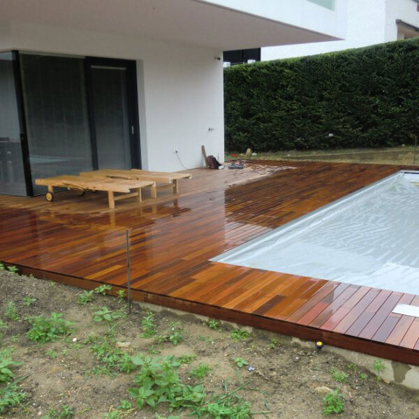 Ipe Diamantnuß Holzterrasse - System CONSYLT