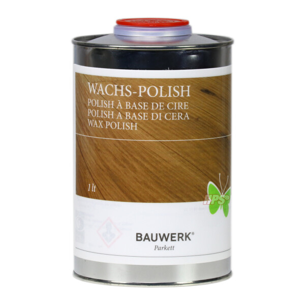 Bauwerk Parkett Wachs Polish 1lt / Erstpflege & Fugenschutz