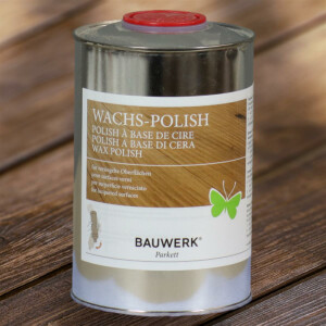 Bauwerk Parkett Wachs Polish 1lt / Erstpflege & Fugenschutz